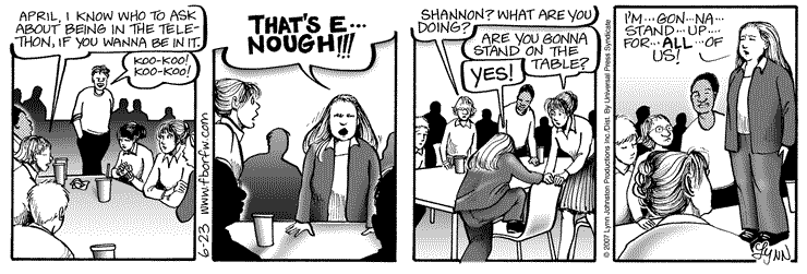 Strip featuring Shannon