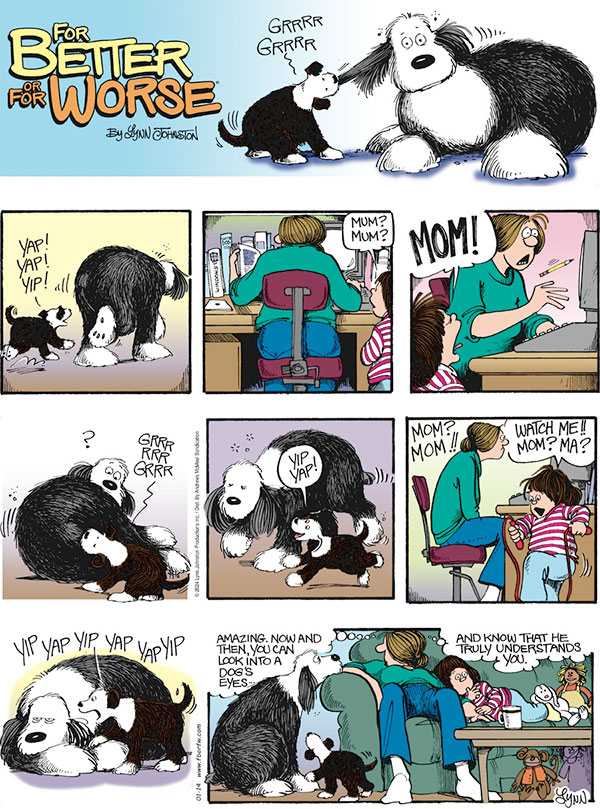 A Farley comic strip.