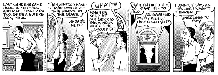 FBorFW strip: Ned goes missing