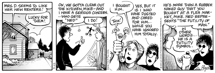 FBorFW strip: Ned becomes known as a futility symbol