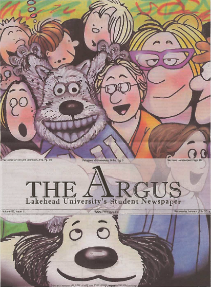 Cover of The Argus and their Interview with Lynn