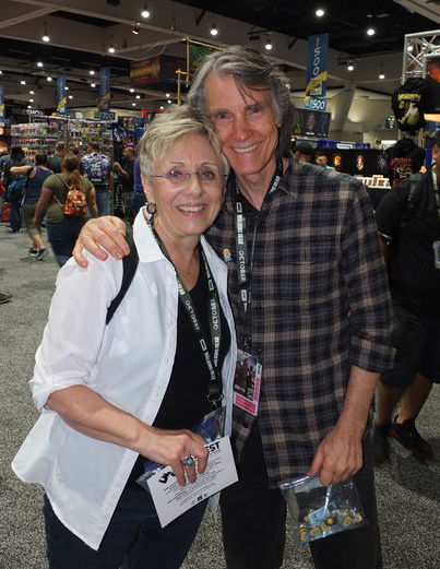 Lynn with Greg Evans, creator of Luann